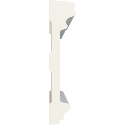 Endurathane Bedford Chair Rail, 3"H x 5/8"P x 94 1/2"L, Factory Primed