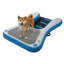 Échelle / rampe flottante gonflable conçue pour les chiens à utiliser dans l'eau.