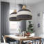 Luminaire suspendu en rotin 1 lumière-64714191