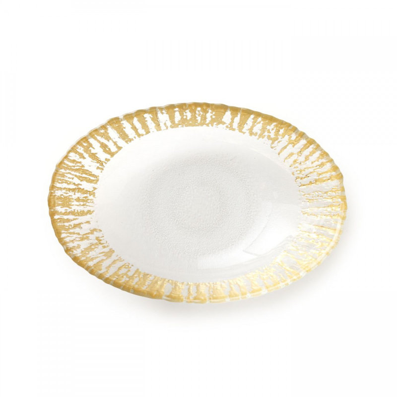 Rufolo Glass Salad Bowl