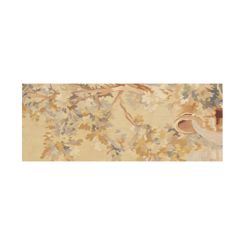 Hand-Knotted High-Quality Cream Runner