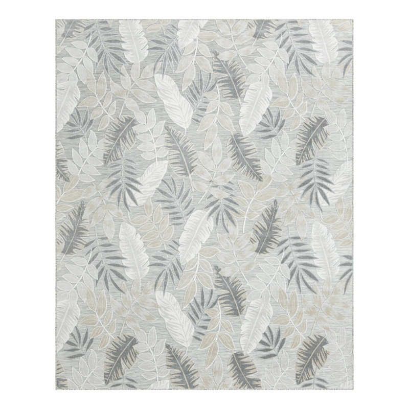 Tapis Fergent Leaves Wygant, Rectangle 9 pi 9 po x 12 pi