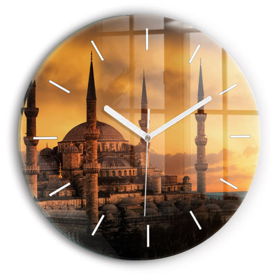 Glass Wall Clock