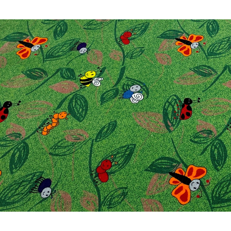 Tapis pour enfants Buzzy Bugs, Carré 6 pi
