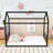 Metal Floor Bed With Guardrails-653227148-653227187