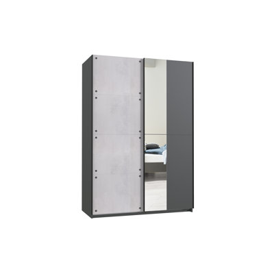 Aneesia 2 Door Manufactured Wood Wardrobe