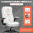 Loriece Ergonomic Executive Chair with Flip-up Armrests-268220831