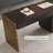 Italian light luxury style desk and chair set