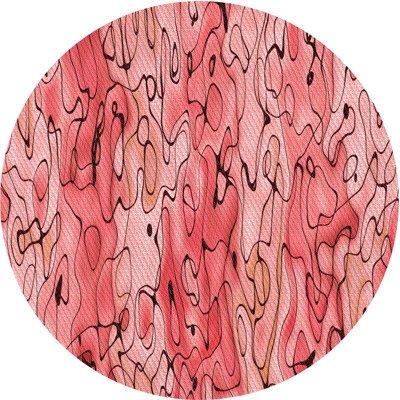 Tapis abstrait rose
