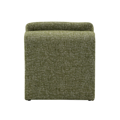 Contemporain - Boucle, cadre intérieur en bois, rembourrage élégant en mousse pleine, coussin, courbe