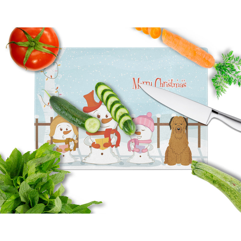 Planche à découper en verre Carolard, Brun