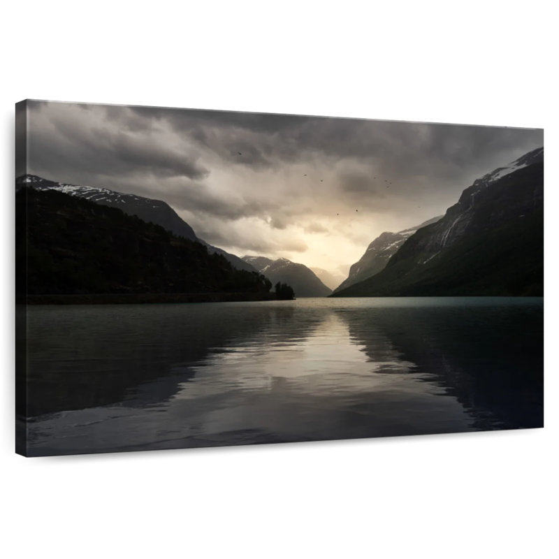 Alvord, Norvège, lever de soleil, H 26 po x l 39 po