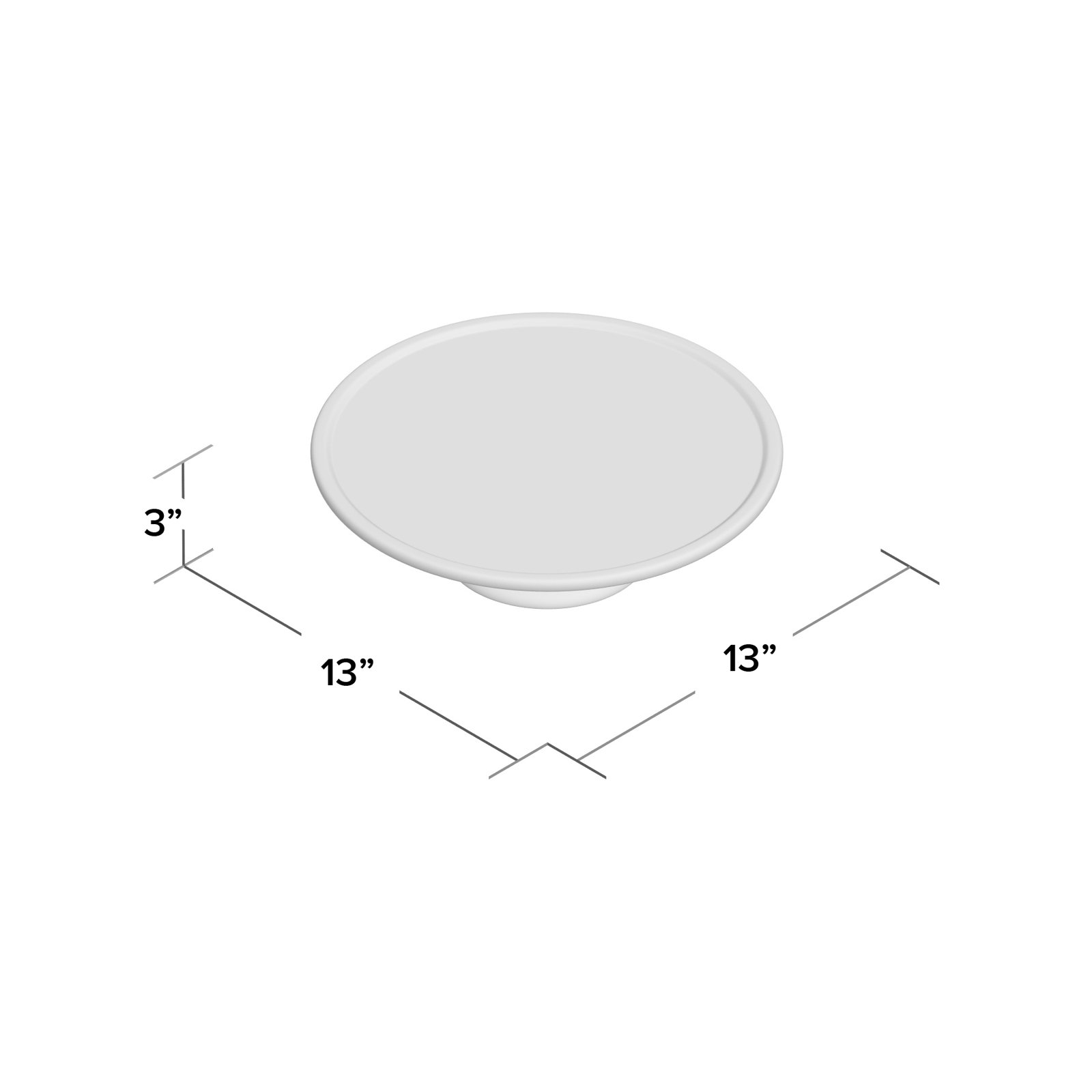 Abbeville Stainless Steel Cake Stand