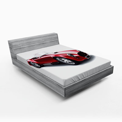 Cars Microfiber Fitted Sheet