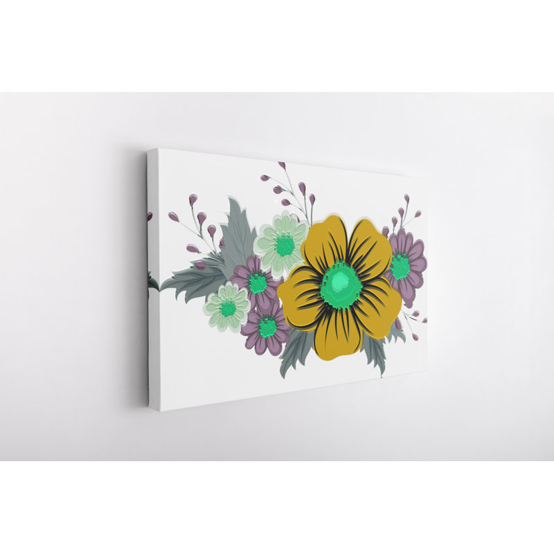 " Boho Arrangement III " Painting Print, 20" H x 30" W x 1.5" D