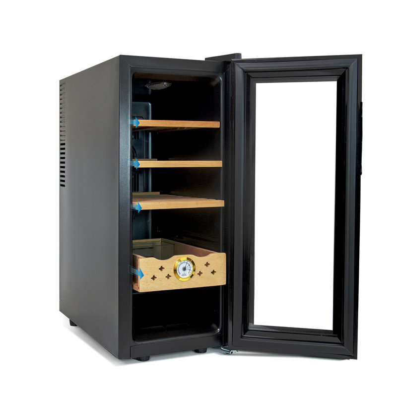 Electric Cigar Humidor, 24.4" H x 10.2" W x 19.4" D
