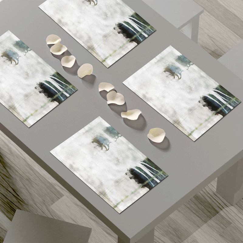 Napperon abstrait en polyester