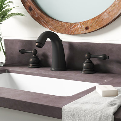 Victorian Widespread Bathroom Faucet with Drain