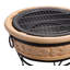 Round Concrete Wood Burning Smokeless