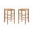Halvorson Solid Beechwood Counter and Bar Stool With Rattan Seat-1402444346-1402444293