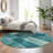 Premium Machine Washable Cerrito Teal Rug-105842310