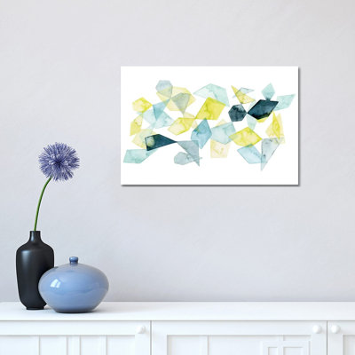 Seaglass Abstract II 1 Piece Wrapped Canvas Painting