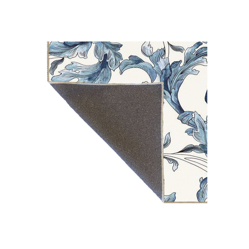Tapis lavable à motif tissé Modern, Square 3'3" Rug Pad Included
