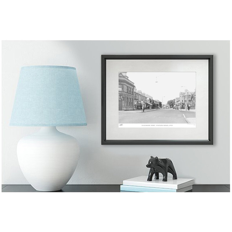 Ellesmere Port, Station Road C1955 by Francis Frith - Single Picture Frame Print, 45cm H x 60cm W x 2.3cm D