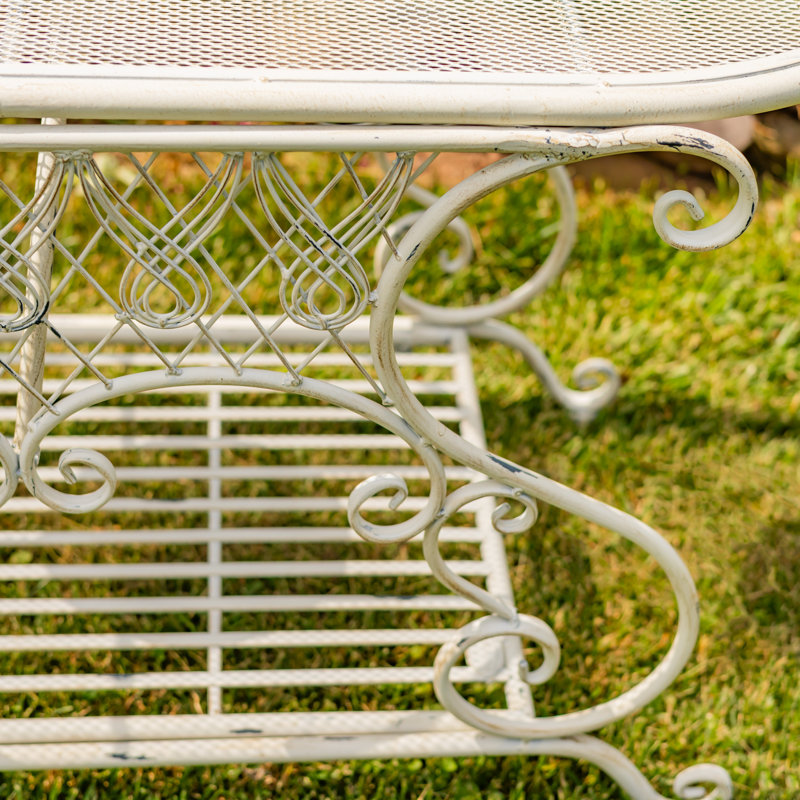 43 po Table de jardin Écusson