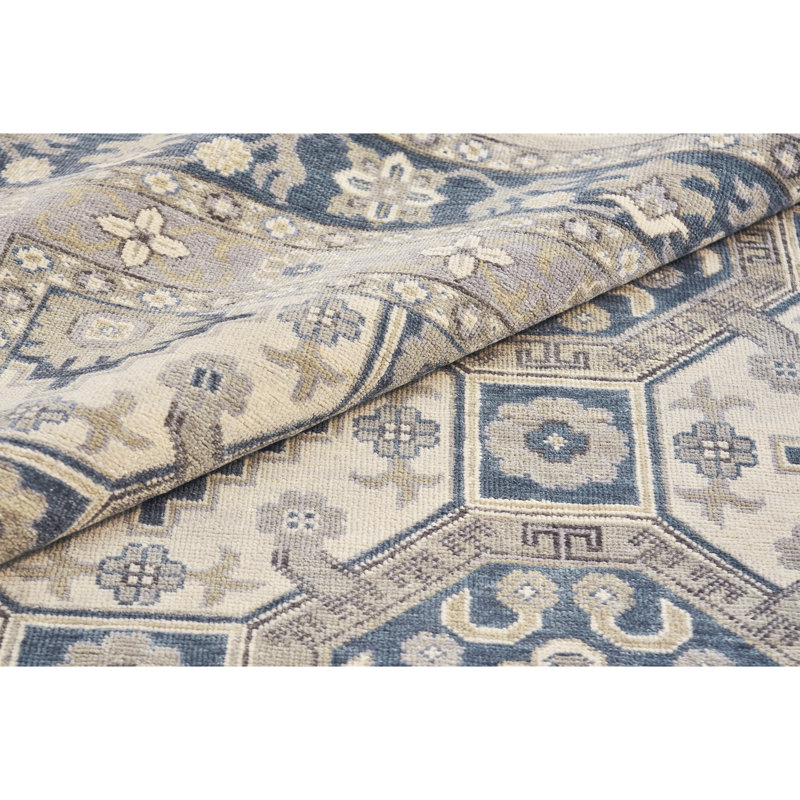 TUKNSULTAIVBL Wool Geometric Area Rug, Rectangle 10' x 14'
