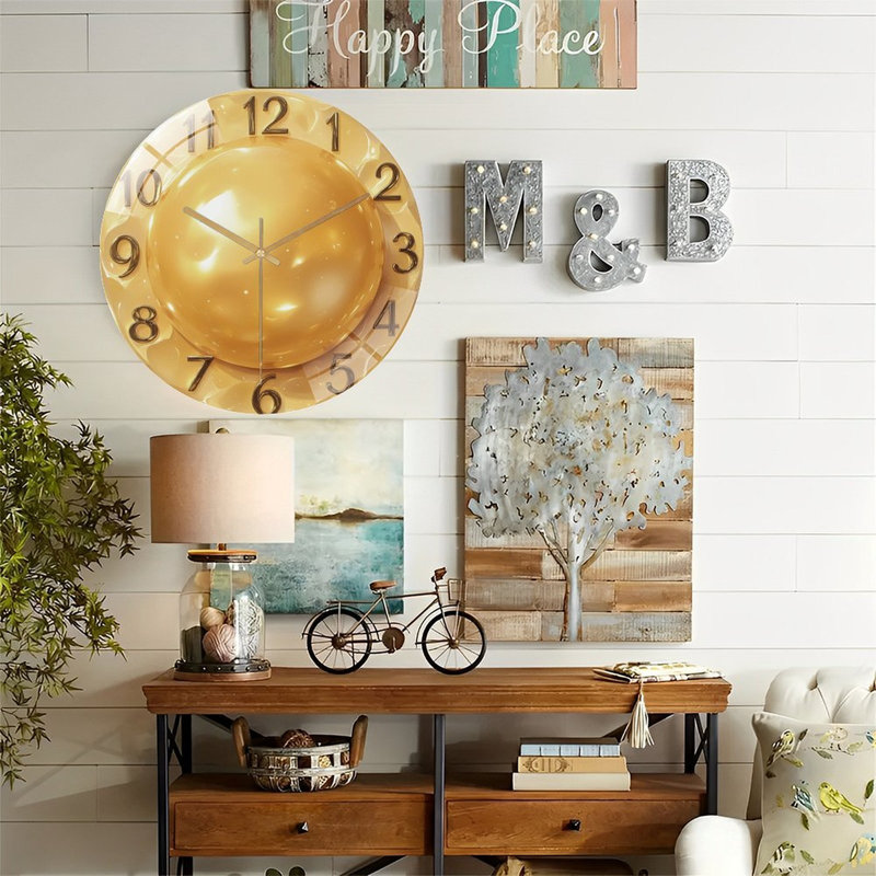 Horloge murale 12 po