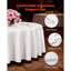 Nappes blanches rondes de 120 pouces de diamètre, résistantes aux taches et aux plis, lavables à la machine, couvertures de table en tissu de polyester pour mariage, fête, banquet, événements formels-279690068-279690074-279690069