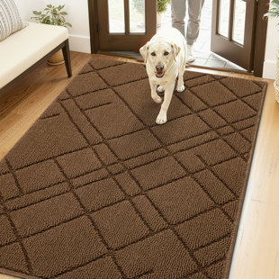 Non Slip Rubber Backing Dirt-Trapping Indoor Outdoor Doormat