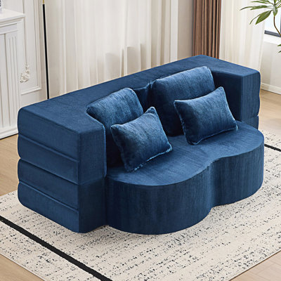Grand canapé-lit pliable, canapé-lit futon, canapé-lit convertible