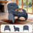 Crab Shaped  Accent Chair Fun and Soft for Living Space Family Time Chenille Fabric-499798491
