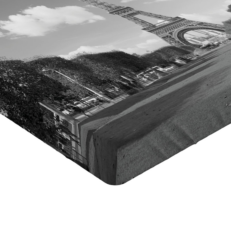 Drap-housse Tour Eiffel Ambesonne, Ensemble de draps pour très grand lit