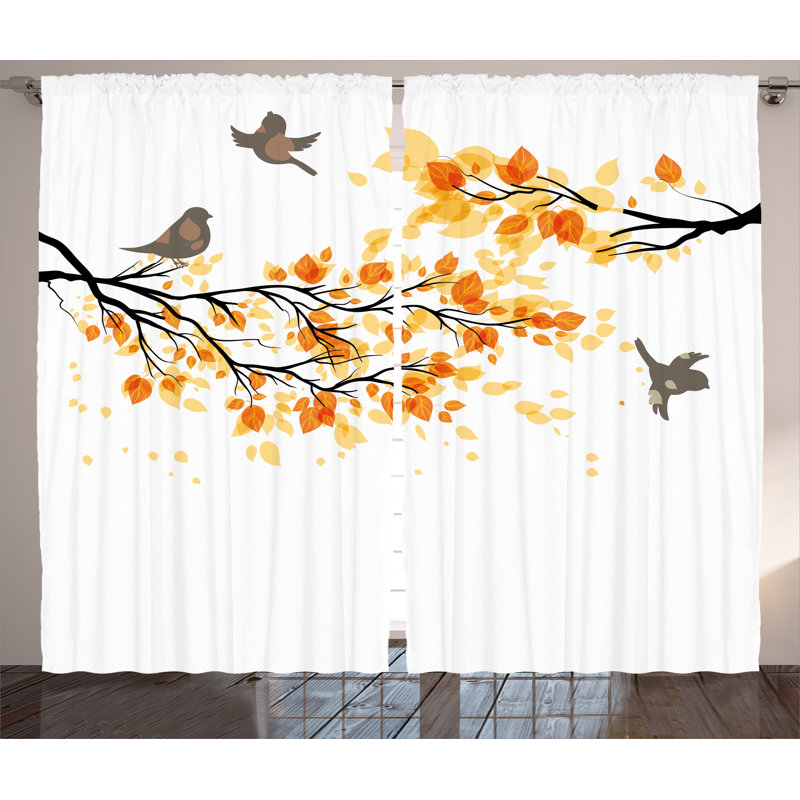 Clem Semi Sheer Curtain Pair, 54" x 84"