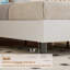 Structure de lit double en lin avec tête de lit à oreilles, lit plateforme double à oreilles avec support à lattes en bois, ports USB, aucun sommier nécessaire, sans bruit-109548552-94014076