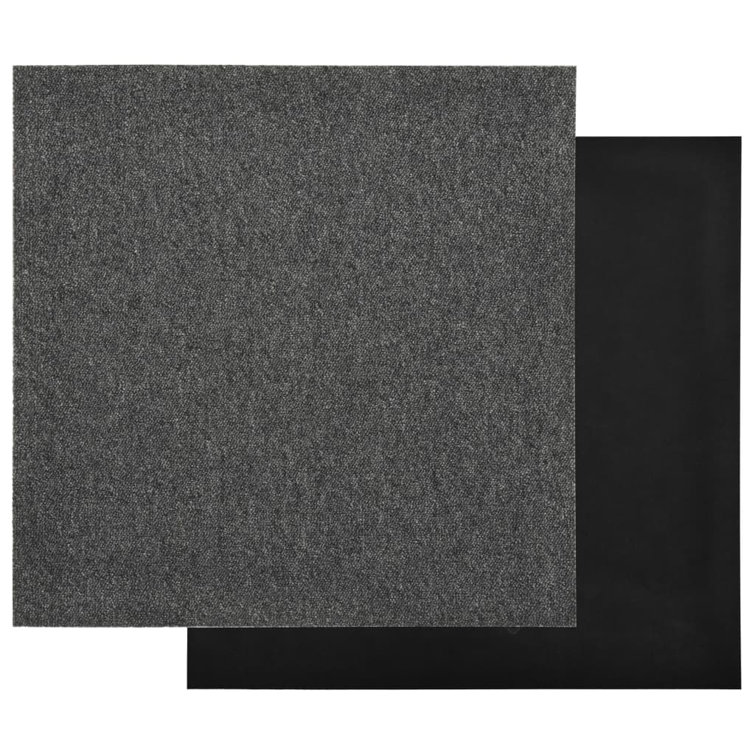 Artell 50 x 50cm Polypropylene Tile in Grey/Anthracite