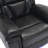Home Theater Seating Manual Recliner Chair with LED Light Strip for Comfort and Ambiance-1323494192