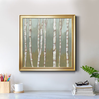" Simple Birchline I " Painting Print