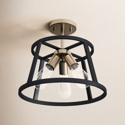 Brielle 3-Light Semi Flush Mount