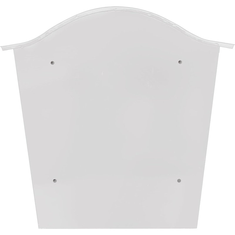 Vic Iron Wall Mounted Post Box, White