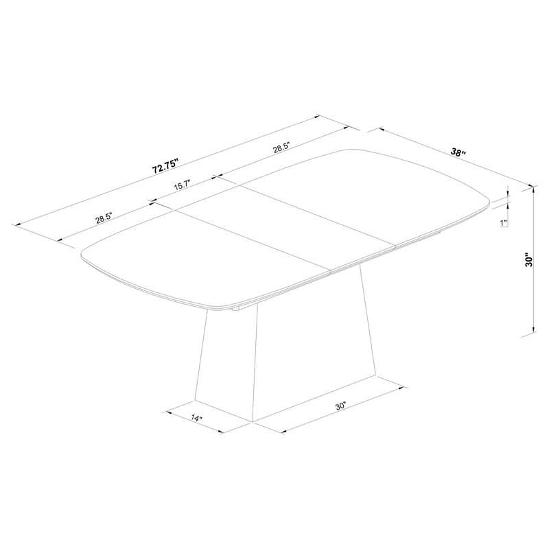 Table de salle à manger Potero