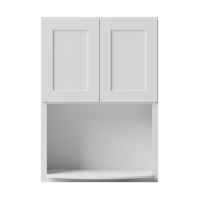 Armoire murale à micro-ondes, 30" W x 42" H x 17" D, Blanc