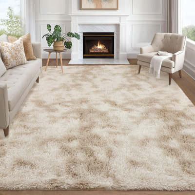 Saviyon Faux Fur Abstract Indoor Rug