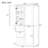 Bathroom Cabinet with Three Doors, Three Drawers-206109475