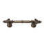 Charlemagne classic 4 inches c.c. pull with small Fleur De Lys on endsin Gilded Mercury-2029913248-2029913251