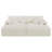 Bodhild 94.8" Feather-Filled Chenille Upholstered Sleeper Sofa-1874233827