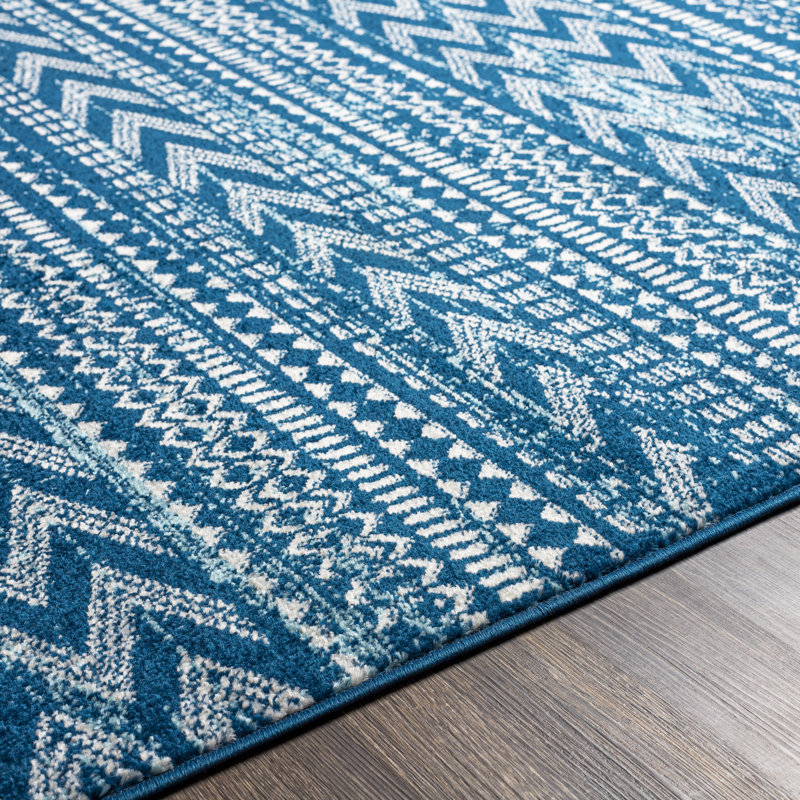 Hokuto Geometric Indoor Rug, Rectangle 5'3" x 7'